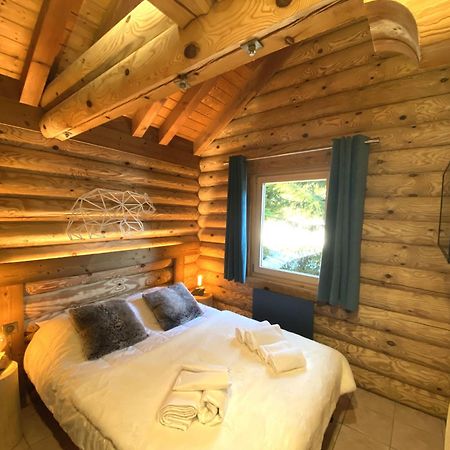 L'Oursblanc Chalet En Rondins La Bresse Exteriör bild