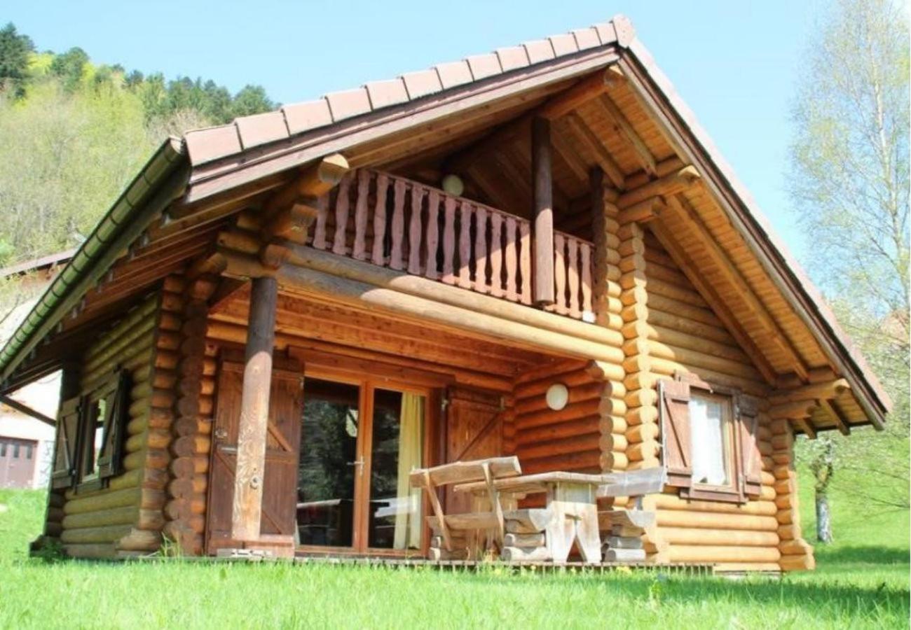 L'Oursblanc Chalet En Rondins La Bresse Exteriör bild
