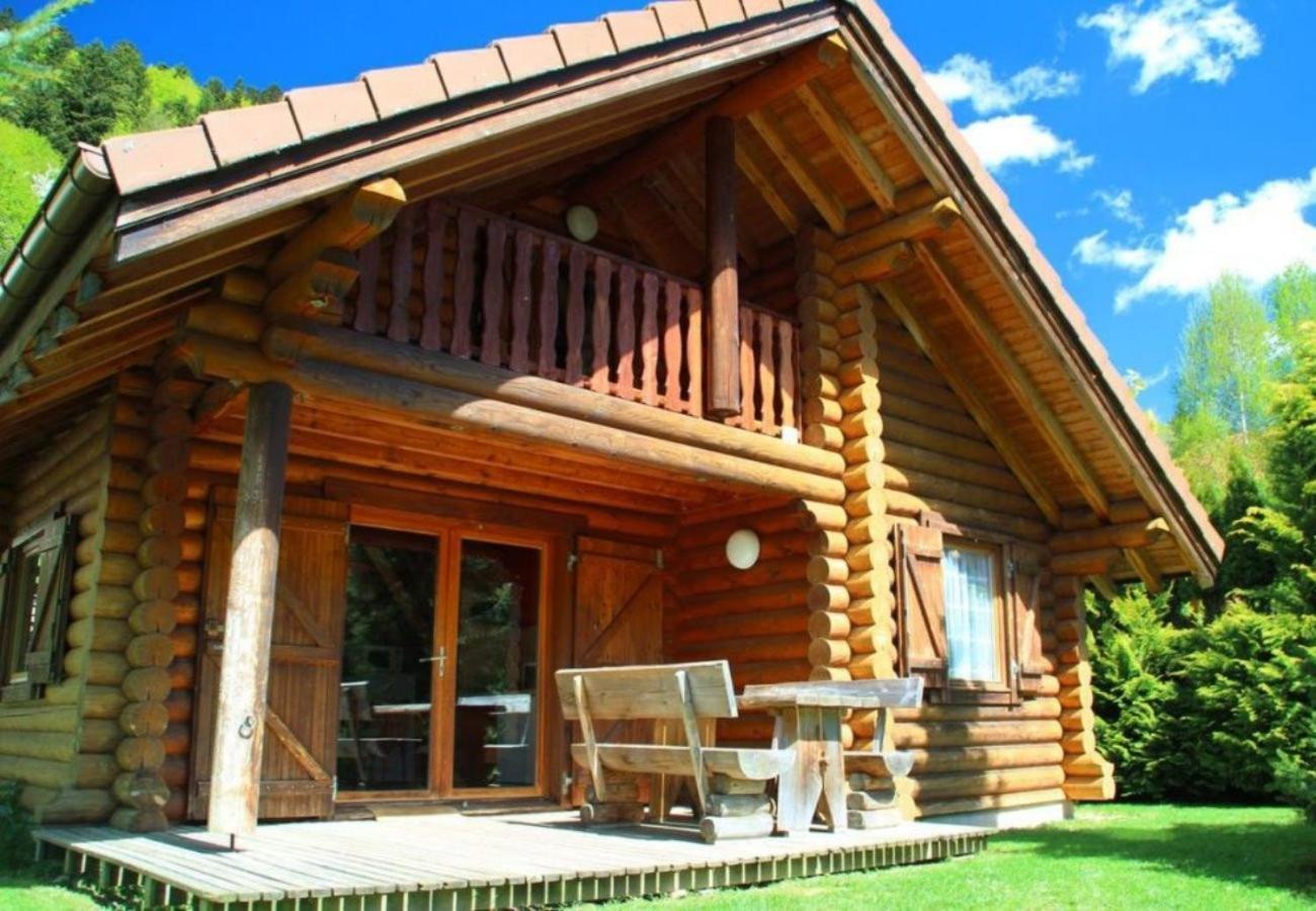 L'Oursblanc Chalet En Rondins La Bresse Exteriör bild