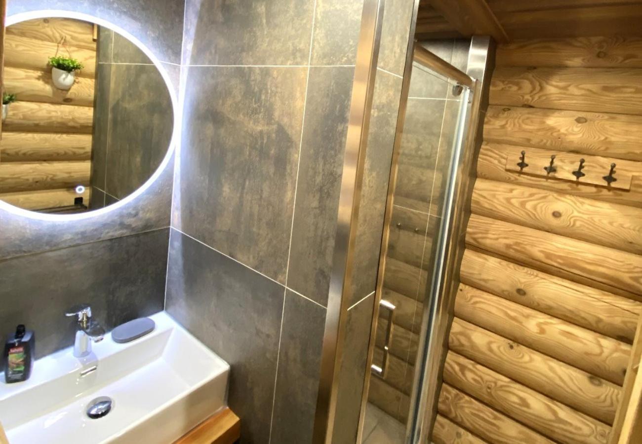 L'Oursblanc Chalet En Rondins La Bresse Exteriör bild