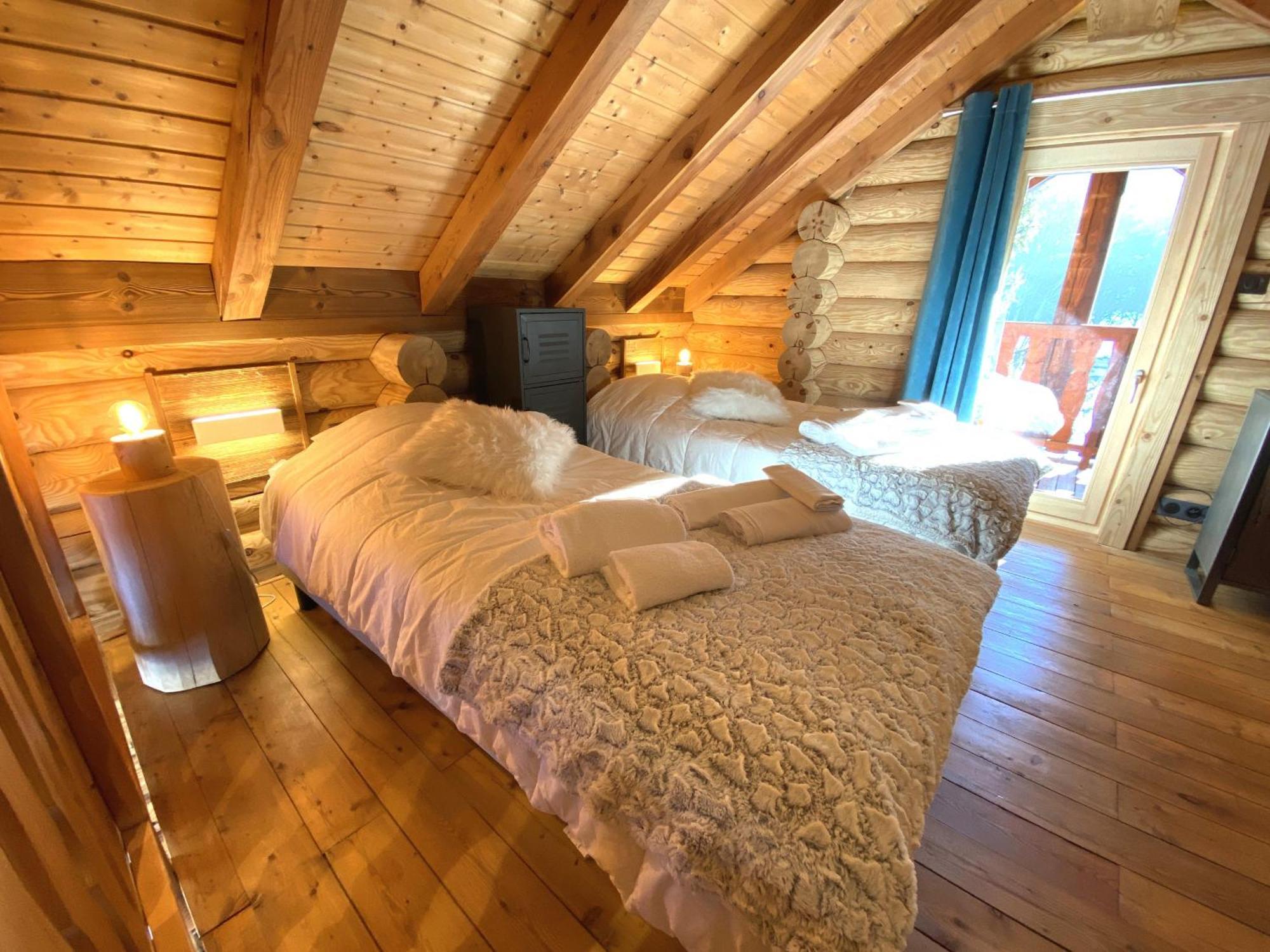 L'Oursblanc Chalet En Rondins La Bresse Exteriör bild