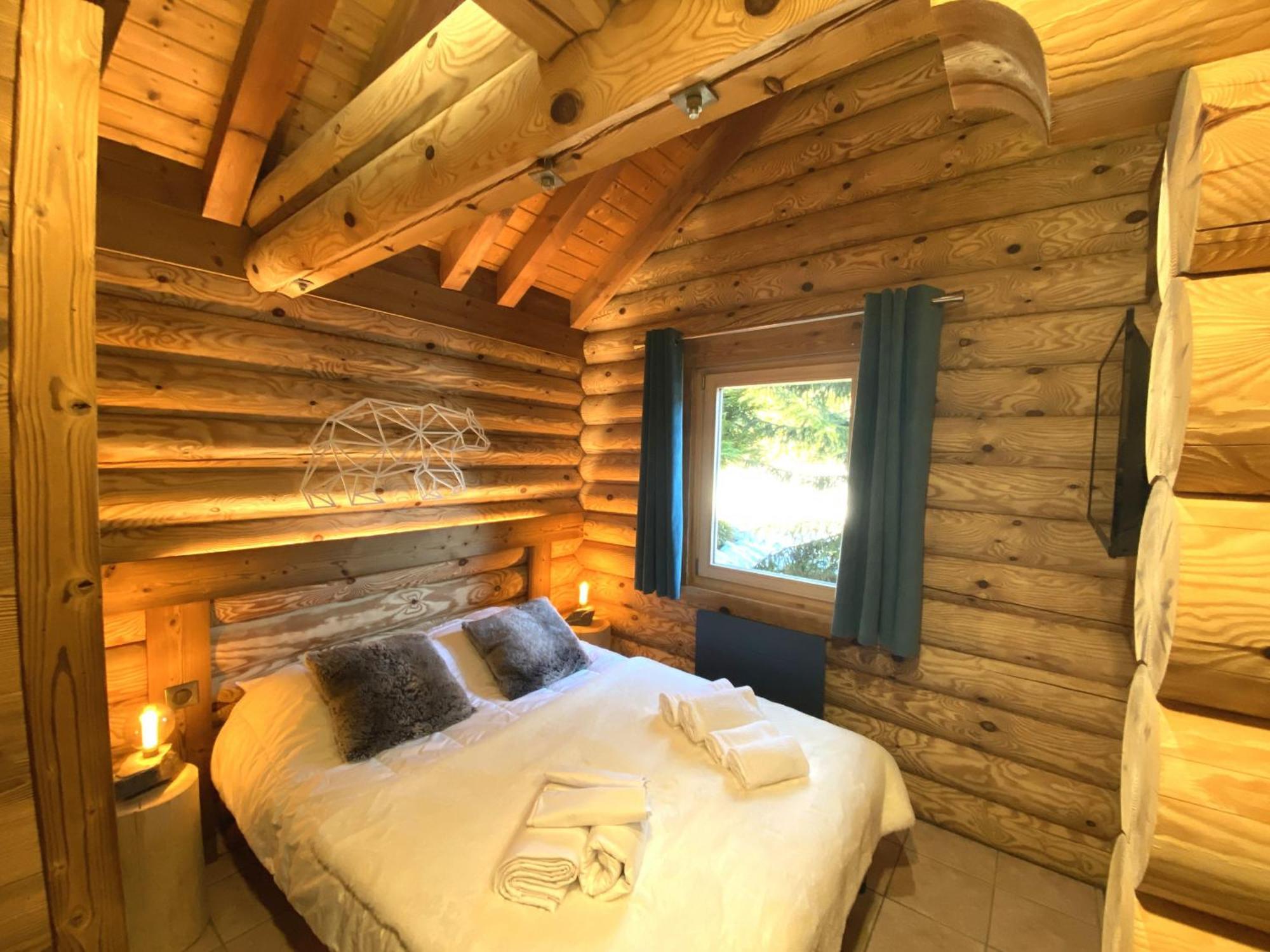 L'Oursblanc Chalet En Rondins La Bresse Exteriör bild