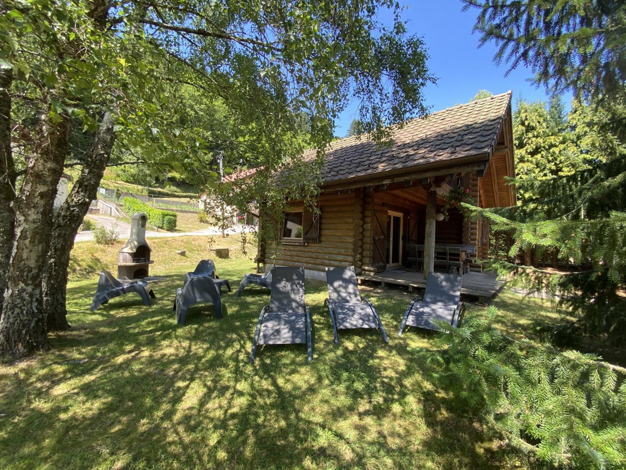 L'Oursblanc Chalet En Rondins La Bresse Exteriör bild